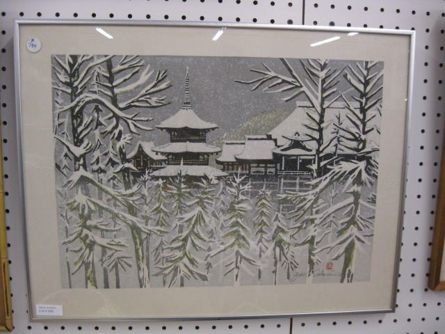 Japanese Woodblock Printsigned 14c017