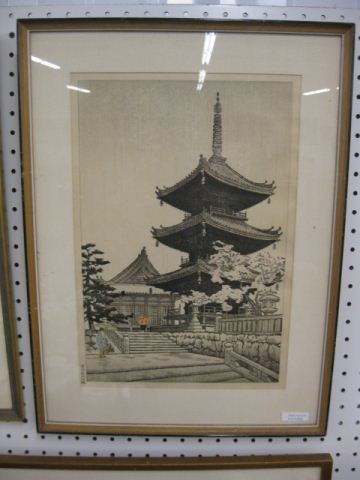 Nisaburo Ito Woodblock Print The 14c014