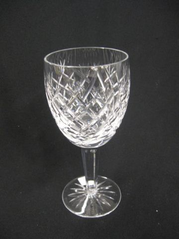 8 Waterford Cut Crystal Goblets 14c026