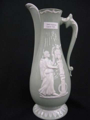 Pate-Sur-Pate Porcelain Ewer angel