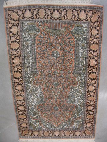 Silk Mahal Style Handmade Rug.