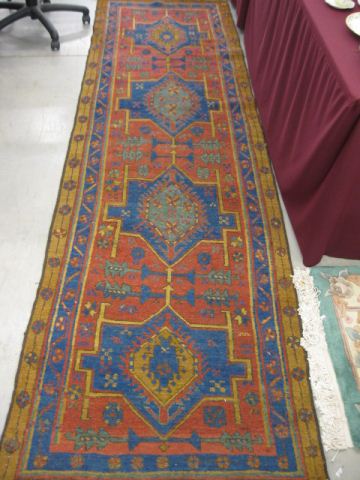 Heriz Persian Handmade Runner semi antique 14c074