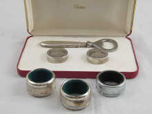 An American Cartier bar set comprising 149ada