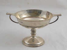 A two handled silver dish Sheffield