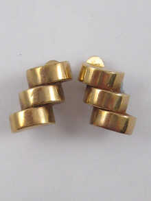 A pair of 9 ct gold Deco style 149b5f