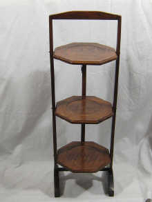 A 1930 s oak folding cake stand 149bad