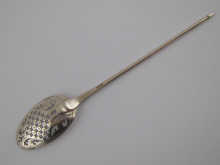 A Georgian.silver motespoon with crosslets