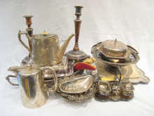 A quantity of silver plate including 149c49