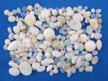 A quantity of loose polished opals