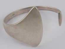 A silver bangle by Hans Hansen 149c7a