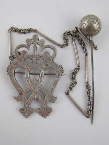 A white metal (tests silver) Victorian