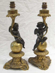 A pair of 19th c table lamps 149ce4
