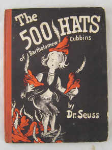 Book. Dr.Seuss.''The 500 hats of