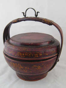 A 19th. c. Chinese bamboo rice