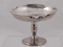 A silver bon bon dish on pedestal 149d37