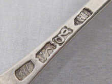 Georgian silver A Hanoverian tablespoon 149d3f
