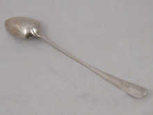 A Scottish silver basting spoon 149d3c