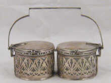 A silver plated double preserve 149d64