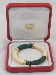 Cartier a fine boxed ivory malachite 149da8