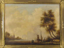 A Dutch early 19th century oil on canvas