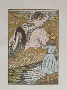 Lucien Pissarro 1863 1944 A woodblock 149e3e