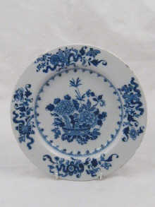 An 18th century English Delft plate 149e7f