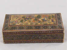 A Chinese cigarette box with stained