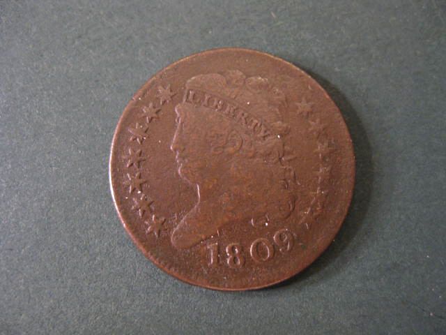 1809 U.S. Half Cent classic head