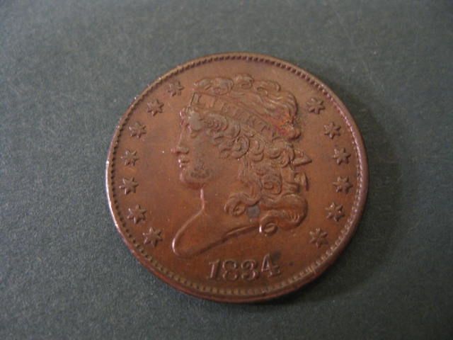 1834 U S Half Cent classic head 149e95