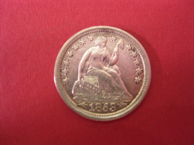 1853 U.S. Half Dime seated liberty