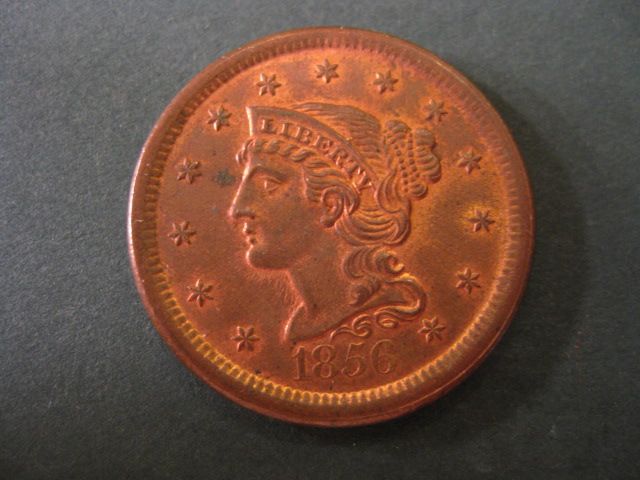 1856 U S Large Cent matron head 149ea2