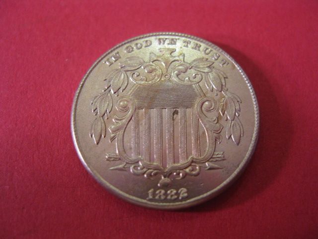 1882 U.S. Shield Nickel gem brilliant