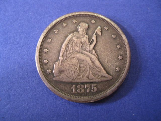 1875 U S Twenty Cent Piece very 149ebf