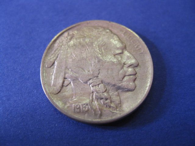 1913 U.S. Buffalo Nickel variety 1 gem