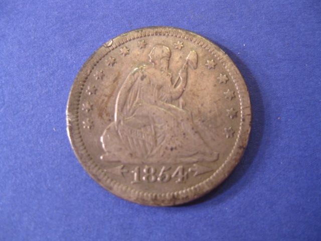 1854 U.S. Seated Liberty Quarter