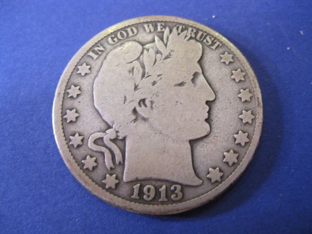 1913 S U S Barber Half Dollar 149ee0