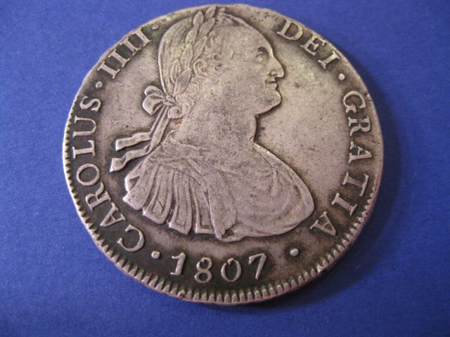 1807 8 Reale Spanish Pillar Dollar 149ef0