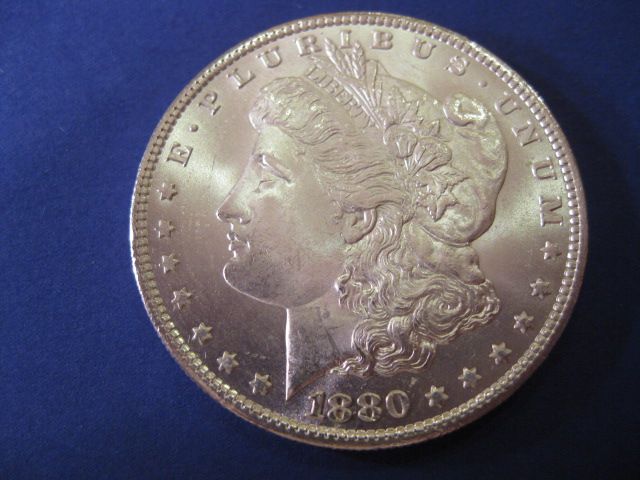 1880 S U S Morgan Silver Dollar 149f01