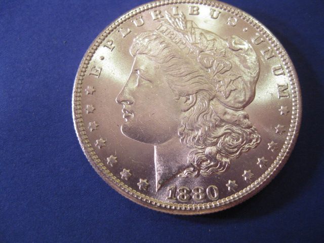 1880 S U S Morgan Silver Dollar 149f02