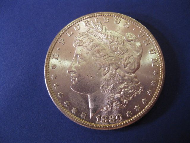 1880 S U S Morgan Silver Dollar 149f03