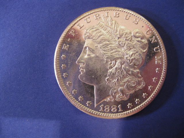 1881 S U S Morgan Silver Dollar 149f05