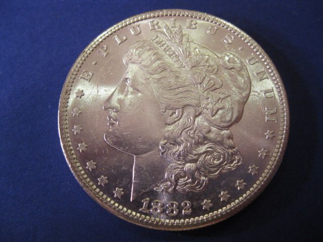 1882 S U S Morgan Silver Dollar 149f0b