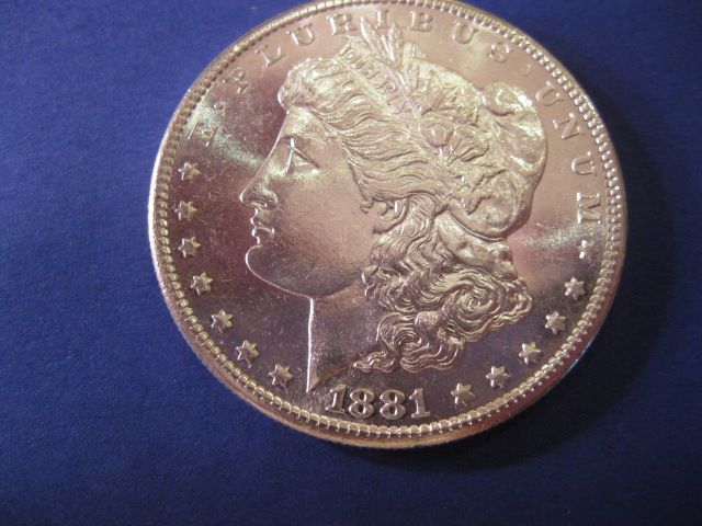 1881 S U S Morgan Silver Dollar 149f06