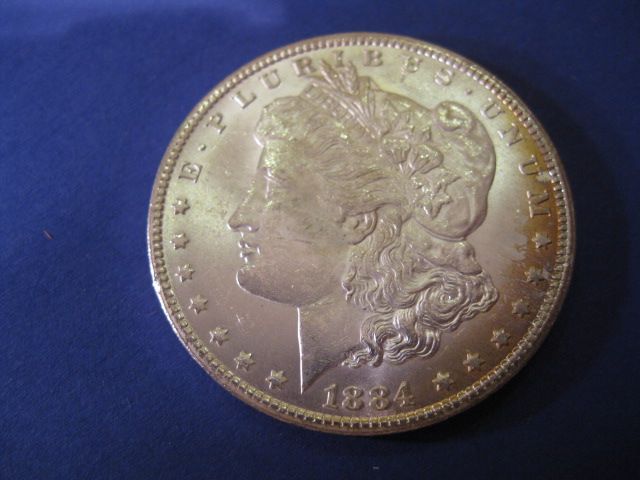 1884 CC U S Morgan Silver Dollar 149f14
