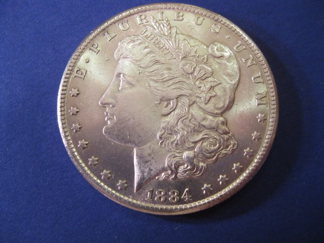 1884 CC U S Morgan Silver Dollar 149f15