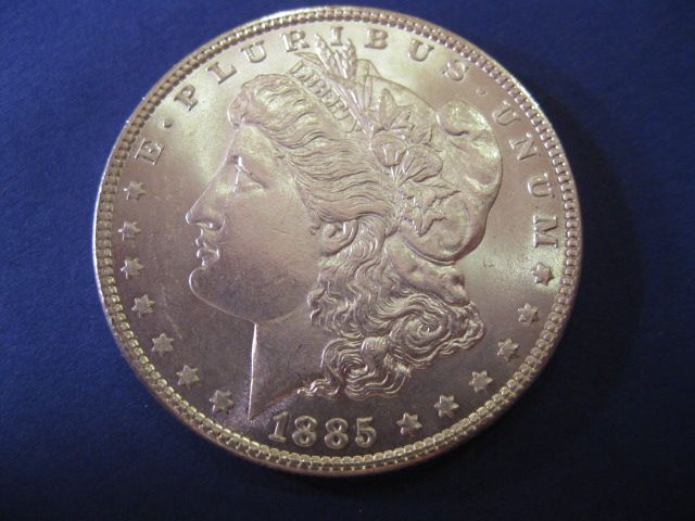 1885 U S Morgan Silver Dollar 149f16