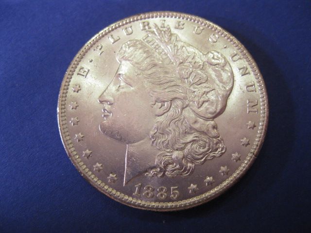 1885 O U S Morgan Silver Dollar 149f17