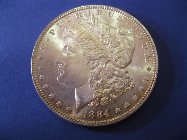 1884 U S Morgan Silver Dollar 149f12