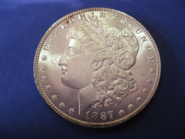 1887 U S Morgan Silver Dollar 149f20