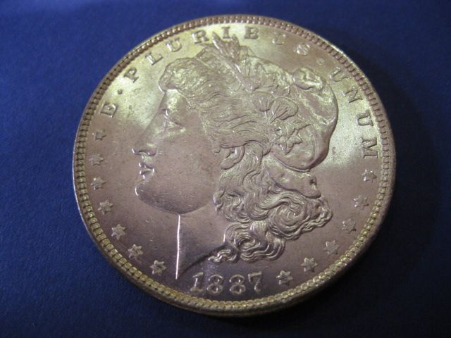 1887 U S Morgan Silver Dollar 149f22